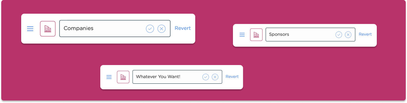 Rename Companies
