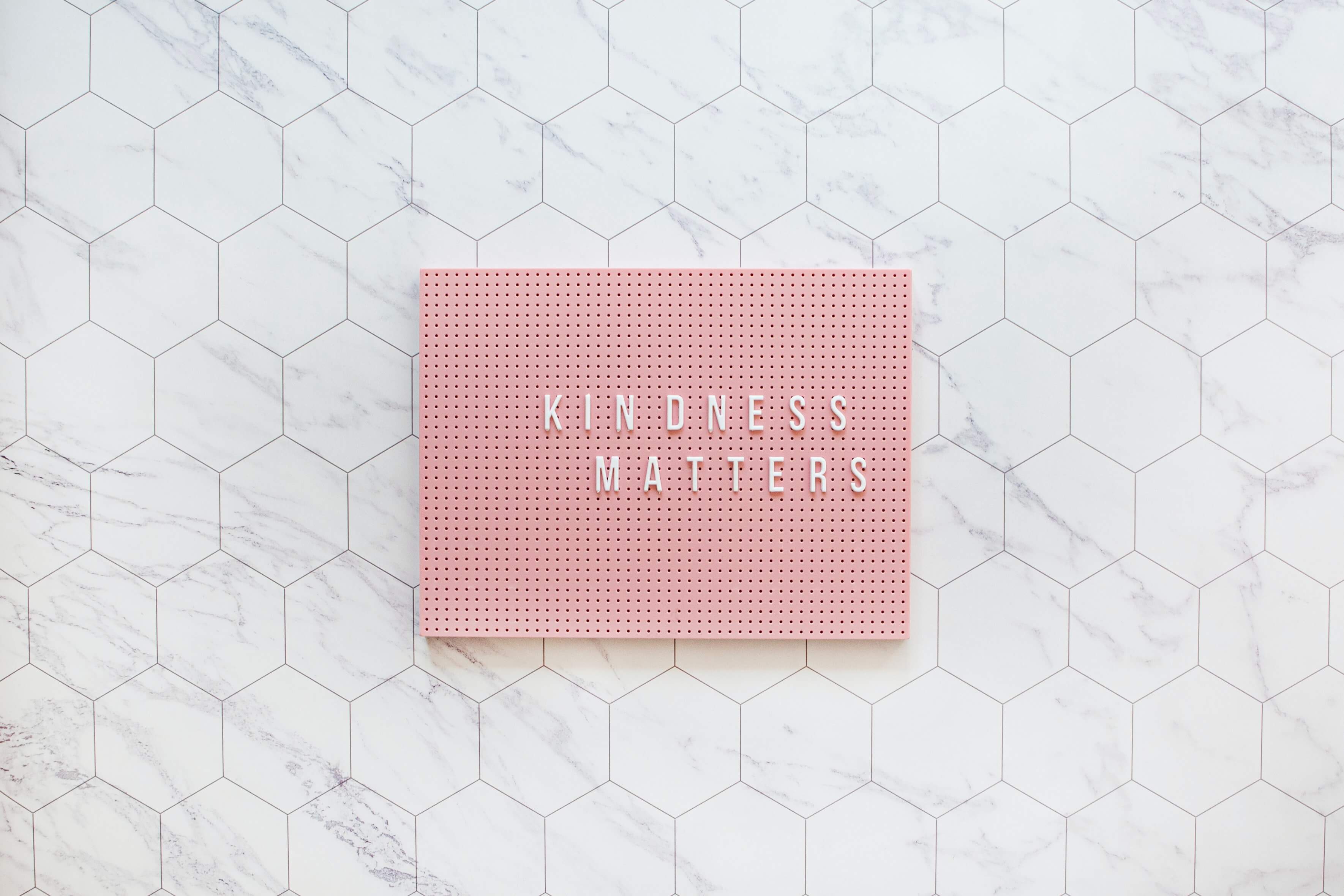 The importance of spreading kindness